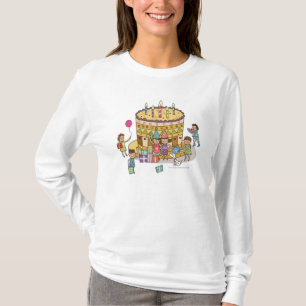 Two boys and three girls in a birthday party T-Shirt