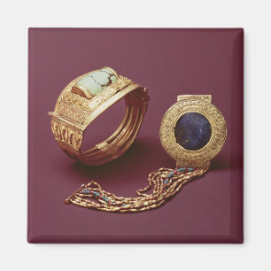 Two bracelets, from the Tomb of Tutankhamun Magnet