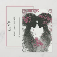 Two Brides Hand Drawn Pencil Illustration