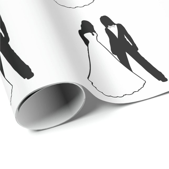 Two Brides Wedding Wrapping Paper (Roll Corner)