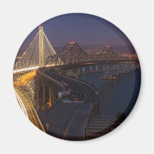 Two Bridges San Francisco–Oakland Bay Bridge Magnet