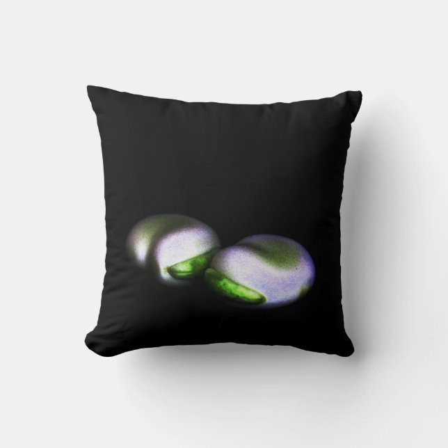 Two Broad Beans tpcnm Cushion (Front)