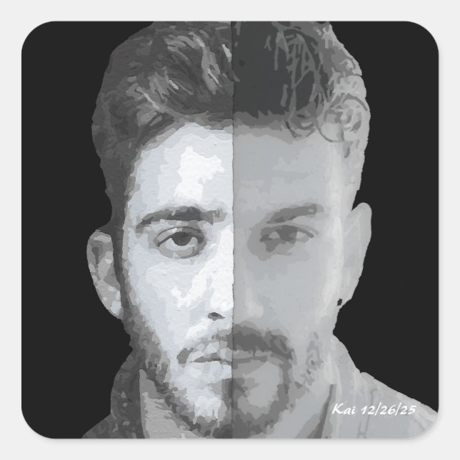 Two Brothers Legend, Kraków, Poland Myth Square Sticker (Front)