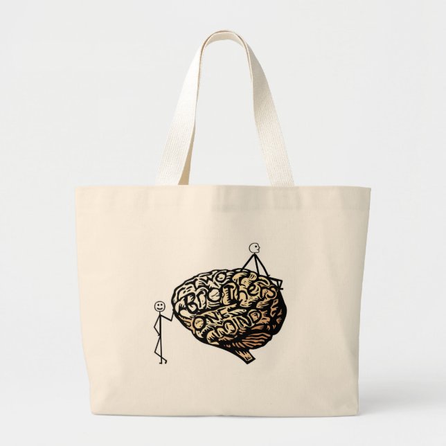 Two Brothers One Mind Beach Bag (Front)