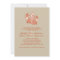 Two Brown and Ivory Foxes Wedding Invitations