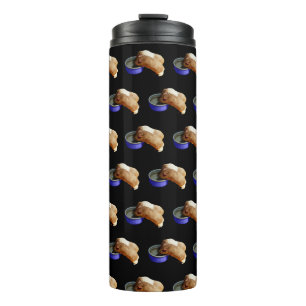 Two Brown And White Guinea Pigs, Thermal Tumbler