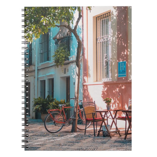 Two brown table outside notebook (Front)