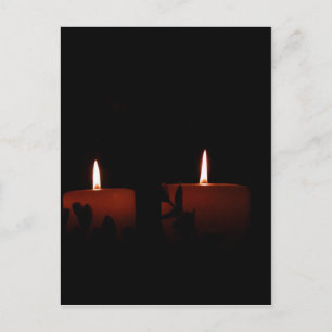 Two Candles Postcard