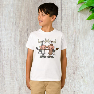 Two Cartoon Cows T-Shirt