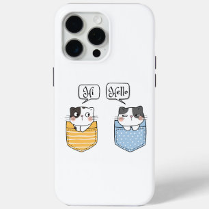 two cats iPhone 15 pro max case