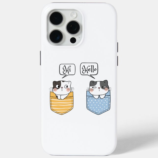 two cats Case-Mate iPhone case (Back)