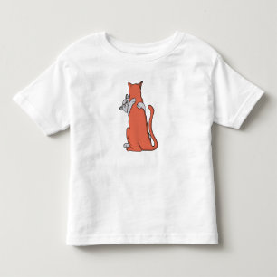 Two Cats Embrace Friendship Toddler T-Shirt