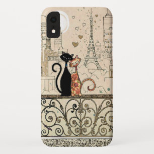 Two Cats in Love iPhone XR Case