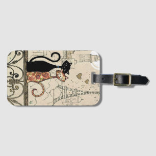 Two Cats in Love Luggage Tag