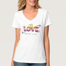 Two Cats In Love Sunset Lesbian Flag