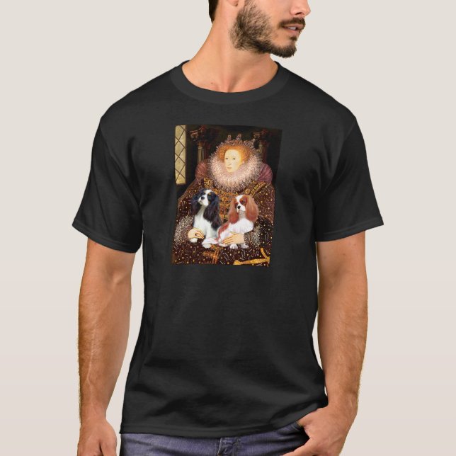 Two Cavaliers / Queen T-Shirt (Front)