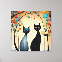 Two Charming Cats