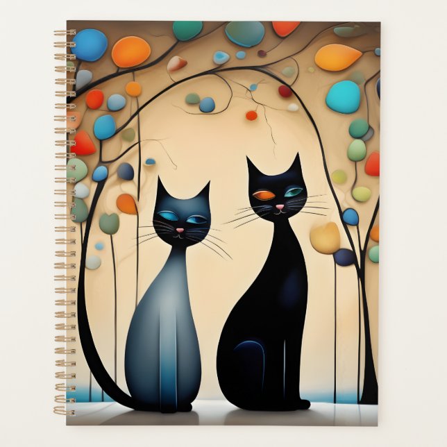  Two Charming Cats Planner (Front)