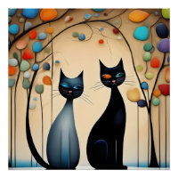 Two Charming Cats