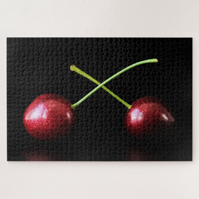 Two Cherries 20x30 1014pc jpcna Jigsaw Puzzle (Horizontal)