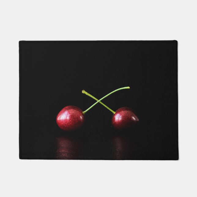Two Cherries dmcna Doormat (Front)