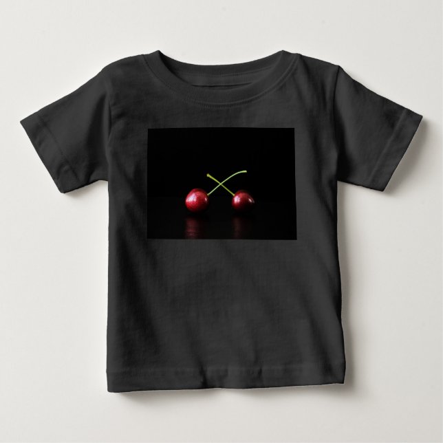Two Cherries iccna Baby T-Shirt (Front)