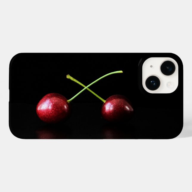 Two Cherries iphcna Case-Mate iPhone Case (Back (Horizontal))