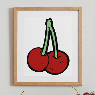 Two Cherries Poster