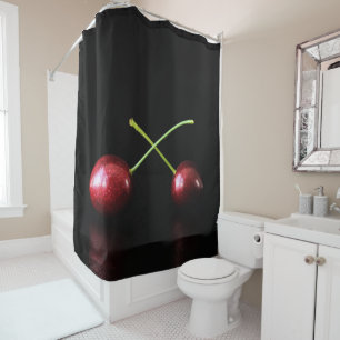 Two Cherries sccnm Shower Curtain