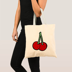 Two Cherries Tote Bag