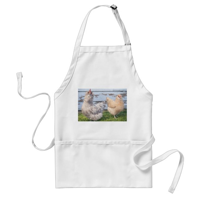 Two Chickens Farmhouse Cooking Apron (Front)