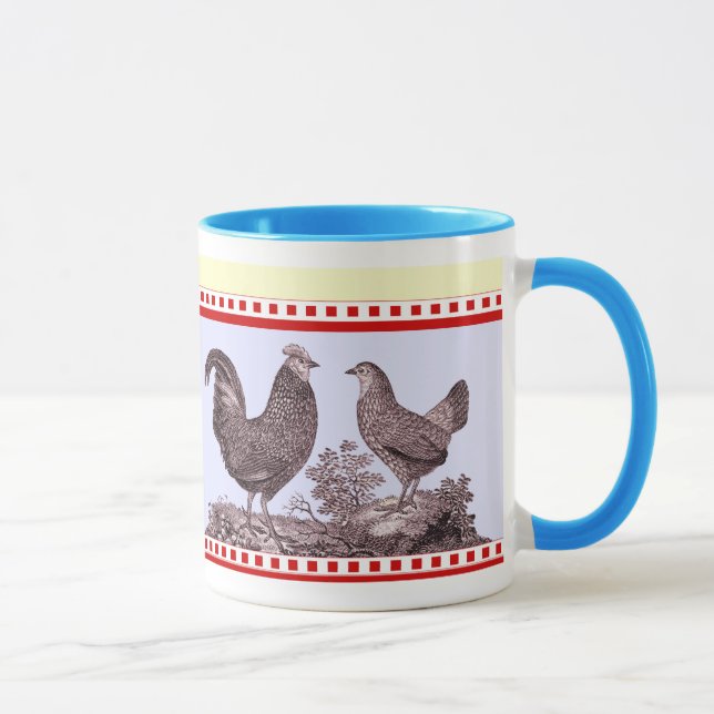 Two Chickens Kitchen Classic Old-Fashioned Mug (Right)