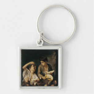 Two Children Eating a Melon and Grapes, 1645-46 Key Ring