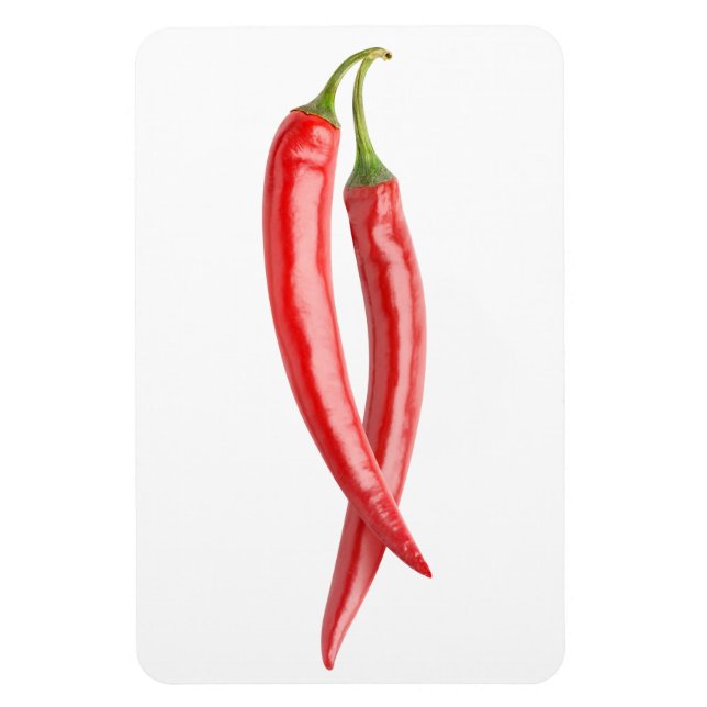 Two chillies magnet (Vertical)