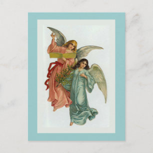 "Two Christmas Angels" Postcard