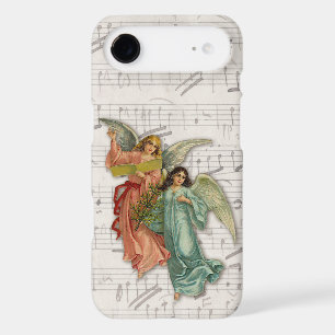 Two Christmas Angels - Victorian Scrap Christian