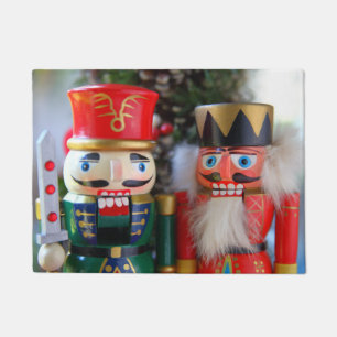 Two Christmas nutcrackers Doormat