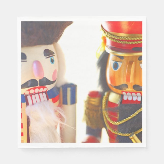 Two Christmas nutcrackers Napkin (Front)