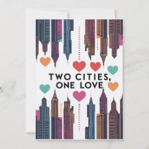 Two Cities One Love Card
