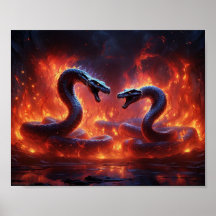 Two Cobras In Hell (8 x 10)