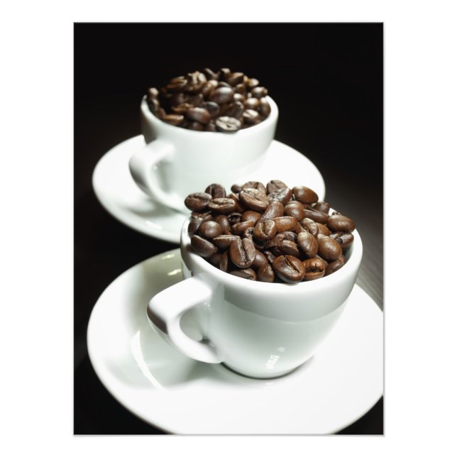 Two coffee cups photo print (Front)