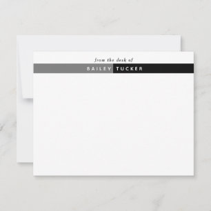 Two Colour Band Custom Personal or Professional Card