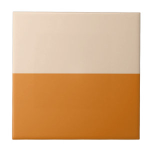 Two Colour Block Art Ceramic Tile