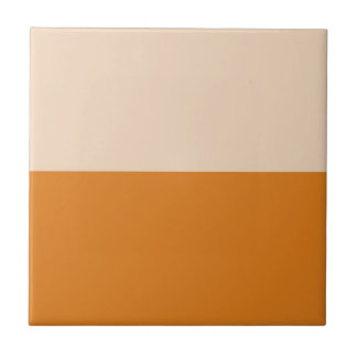 Two Colour Block Art Ceramic Tile