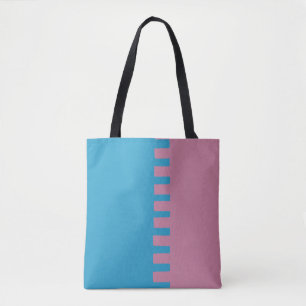 Two-Colour Stylish Tote Bag