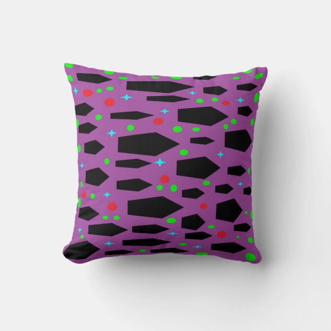 Two colours each side purple and red cushion (Front)