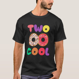 Two Cool 2nd Birthday Doughnuts 2 Year Old Boy Sec T-Shirt