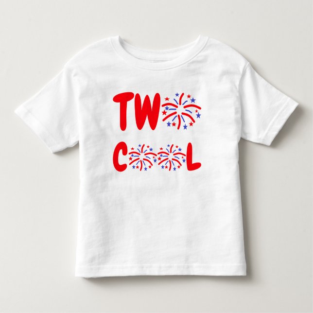 Two Cool 2nd Birthday Toddler T-shirt (Front)