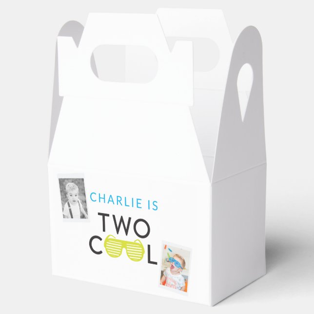 Two Cool Birthday party Favour Boxes (Opened)