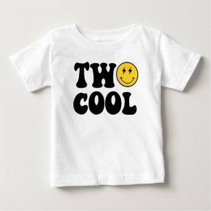 Two Cool Boy Second Birthday Party Baby T-Shirt